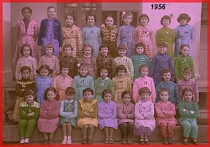 ECOLE BERTHELOT FILLES 1956 CM1